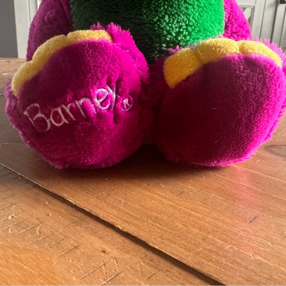 Vintage Barney The Dinosaur Plush Dakin 1992 14" Very Good Condition Lyons Group - Picture 2 of 7
